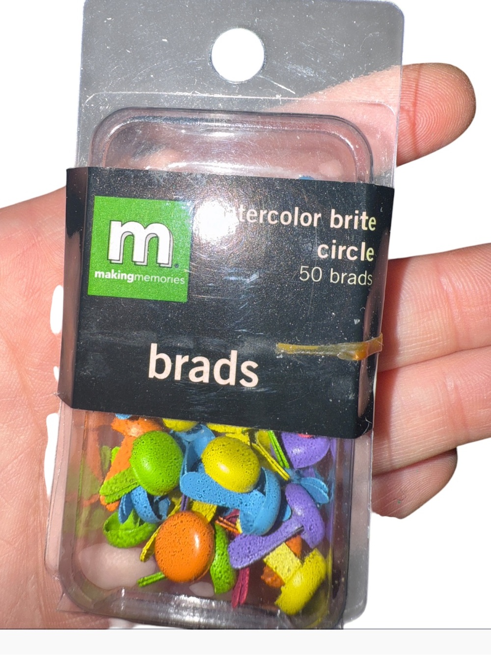 Springtime Large Circle Brads by Making Memories